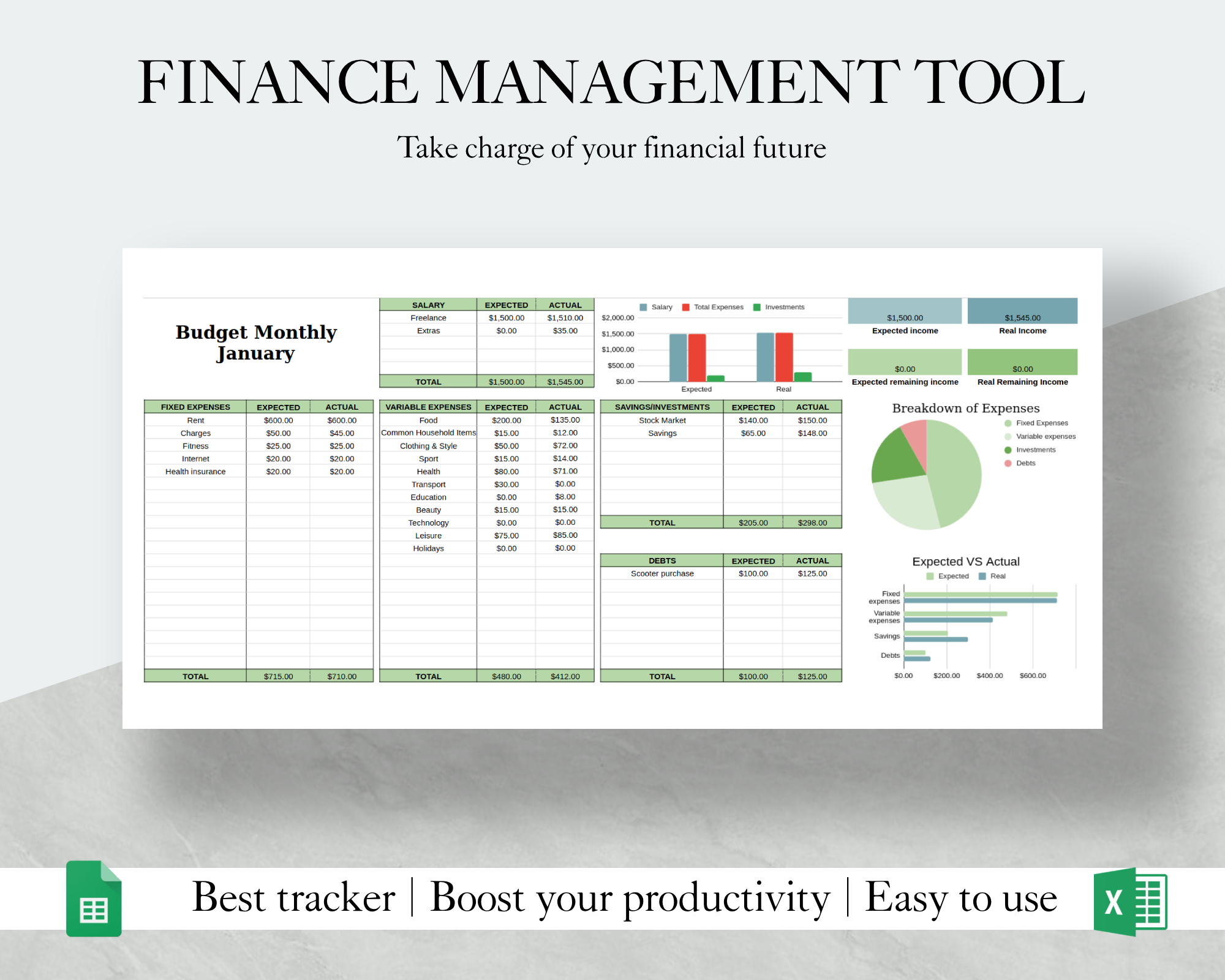 Finance Management Template