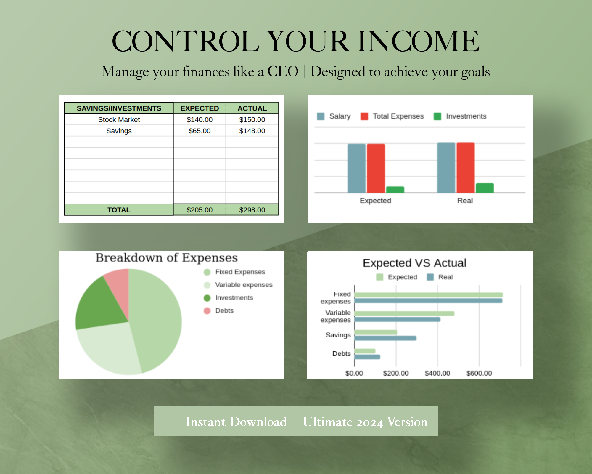 Inventory Tracking Template